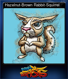 Series 1 - Card 1 of 12 - Hazelnut-Brown Rabbit-Squirrel