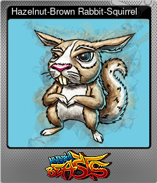 Series 1 - Card 1 of 12 - Hazelnut-Brown Rabbit-Squirrel