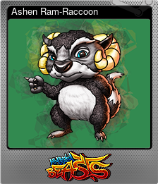 Series 1 - Card 8 of 12 - Ashen Ram-Raccoon