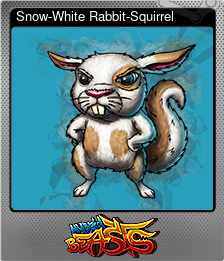 Series 1 - Card 2 of 12 - Snow-White Rabbit-Squirrel
