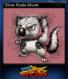 Series 1 - Card 9 of 12 - Silver Koala-Skunk