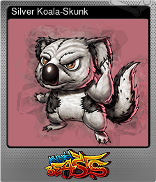 Series 1 - Card 9 of 12 - Silver Koala-Skunk