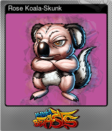 Series 1 - Card 10 of 12 - Rose Koala-Skunk