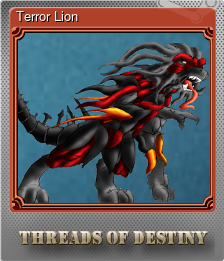 Series 1 - Card 2 of 5 - Terror Lion