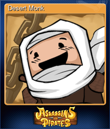 Series 1 - Card 3 of 8 - Desert Monk