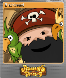 Series 1 - Card 6 of 8 - Blackbeard