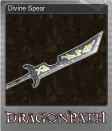Series 1 - Card 3 of 6 - Divine Spear
