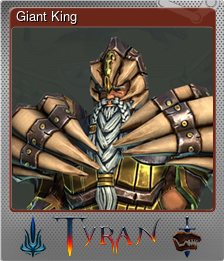 Series 1 - Card 3 of 8 - Giant King