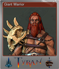 Series 1 - Card 4 of 8 - Giant Warrior