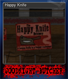 Series 1 - Card 1 of 5 - Happy Knife