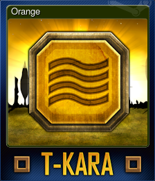 Series 1 - Card 2 of 7 - Orange