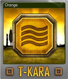 Series 1 - Card 2 of 7 - Orange