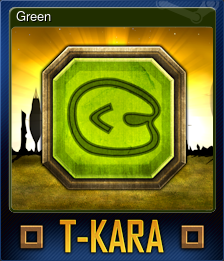 Series 1 - Card 7 of 7 - Green