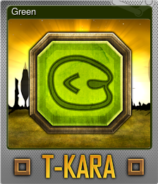 Series 1 - Card 7 of 7 - Green