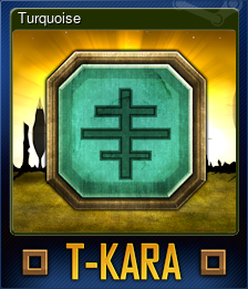 Series 1 - Card 1 of 7 - Turquoise