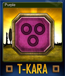 Series 1 - Card 3 of 7 - Purple