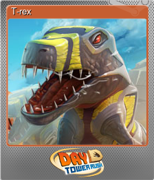 Series 1 - Card 4 of 5 - T-rex