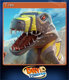 Series 1 - Card 4 of 5 - T-rex