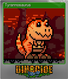 Series 1 - Card 1 of 5 - Tyrannosaurus