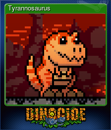 Series 1 - Card 1 of 5 - Tyrannosaurus