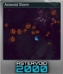 Series 1 - Card 5 of 5 - Asteroid Storm