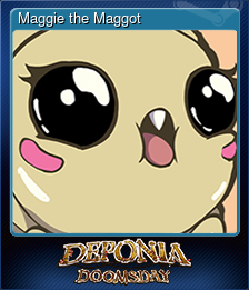 Series 1 - Card 5 of 8 - Maggie the Maggot