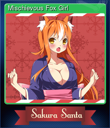 Series 1 - Card 4 of 6 - Mischievous Fox Girl