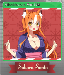 Series 1 - Card 4 of 6 - Mischievous Fox Girl