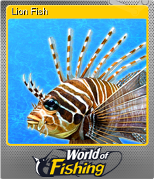 Series 1 - Card 5 of 10 - Lion Fish