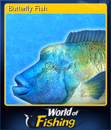 Series 1 - Card 6 of 10 - Butterfly Fish