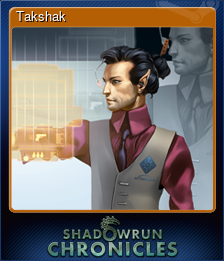 Series 1 - Card 5 of 8 - Takshak