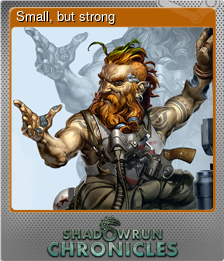 Series 1 - Card 3 of 8 - Small, but strong