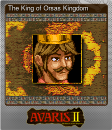 Series 1 - Card 3 of 6 - The King of Orsas Kingdom