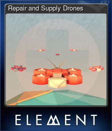 Series 1 - Card 12 of 15 - Repair and Supply Drones