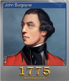 Series 1 - Card 5 of 6 - John Burgoyne