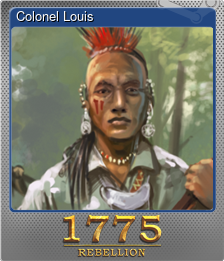 Series 1 - Card 4 of 6 - Colonel Louis