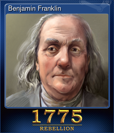 Series 1 - Card 2 of 6 - Benjamin Franklin