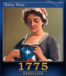 Series 1 - Card 3 of 6 - Betsy Ross