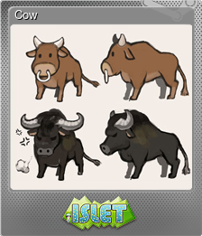 Series 1 - Card 2 of 5 - Cow