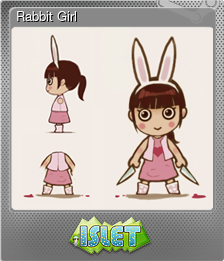 Series 1 - Card 5 of 5 - Rabbit Girl