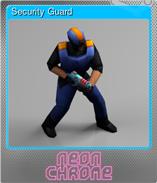 Series 1 - Card 5 of 6 - Security Guard