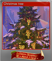 Series 1 - Card 4 of 5 - Christmas tree