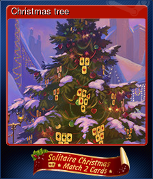 Series 1 - Card 4 of 5 - Christmas tree