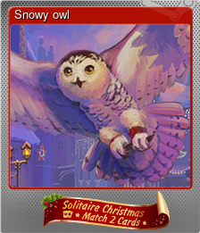 Series 1 - Card 3 of 5 - Snowy owl