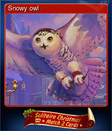 Series 1 - Card 3 of 5 - Snowy owl