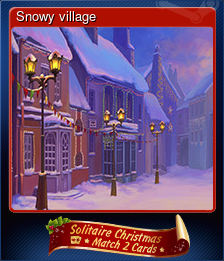 Series 1 - Card 5 of 5 - Snowy village