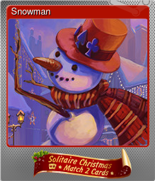 Series 1 - Card 1 of 5 - Snowman