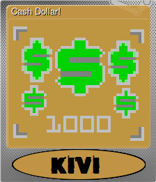 Series 1 - Card 1 of 5 - Cash Dollar!