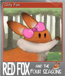 Series 1 - Card 4 of 10 - Girly Fox