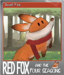 Series 1 - Card 6 of 10 - Scarf Fox
